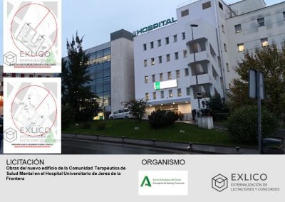 📣ULTIMAS APERTURAS📣Obras del nuevo edificio de la Comunidad Terapéutica de Salud Mental en el Hospital Universitario de Jerez de la Frontera