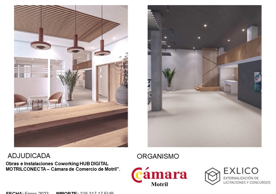 Obras e Instalaciones Coworking HUB DIGITAL MOTRILCONECTA – Cámara de Comercio de Motril