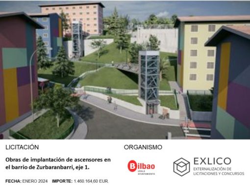 📒ULTIMAS PRESENTACIONES 2024 📒Obras de implantación de ascensores en el barrio de Zurbaranbarri, eje 1.