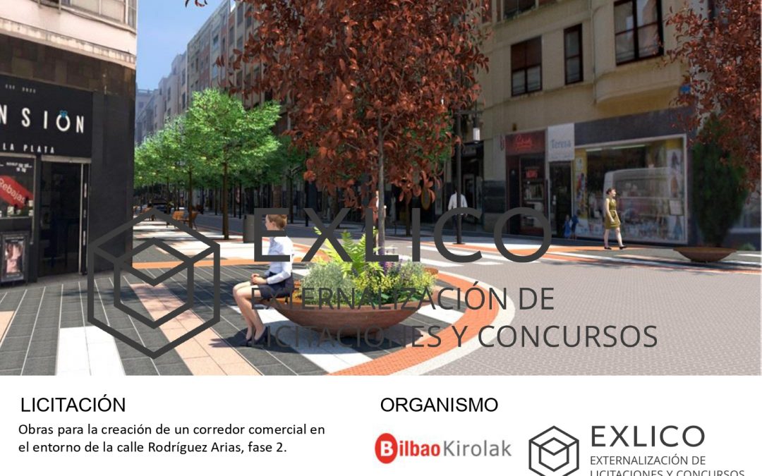 📣APERTURAS DEL 2024📣OBRAS PARA LA CREACIÓN DE UN CORREDOR COMERCIAL EN EL ENTORNO DE LA CALLE RODRÍGUEZ ARIAS, FASE 2. (2024-012185)