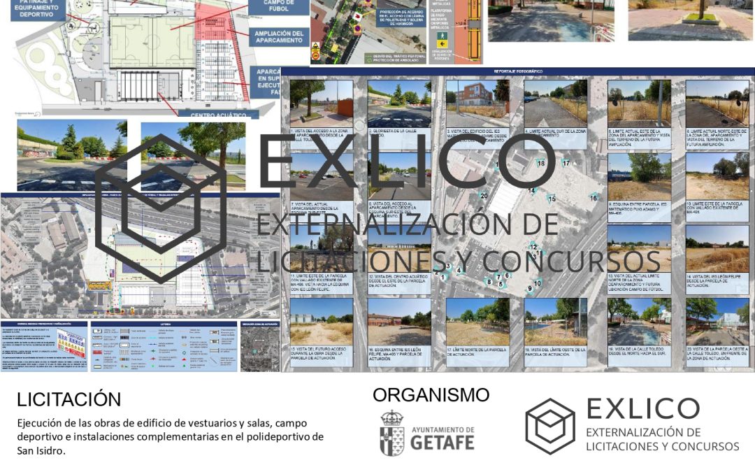 📣APERTURAS DEL 2024📣 EJECUCIÓN DE LAS OBRAS DE EDIFICIO DE VESTUARIOS Y SALAS, CAMPO DEPORTIVO E INSTALACIONES COMPLEMENTARIAS EN EL POLIDEPORTIVO DE SAN ISIDRO